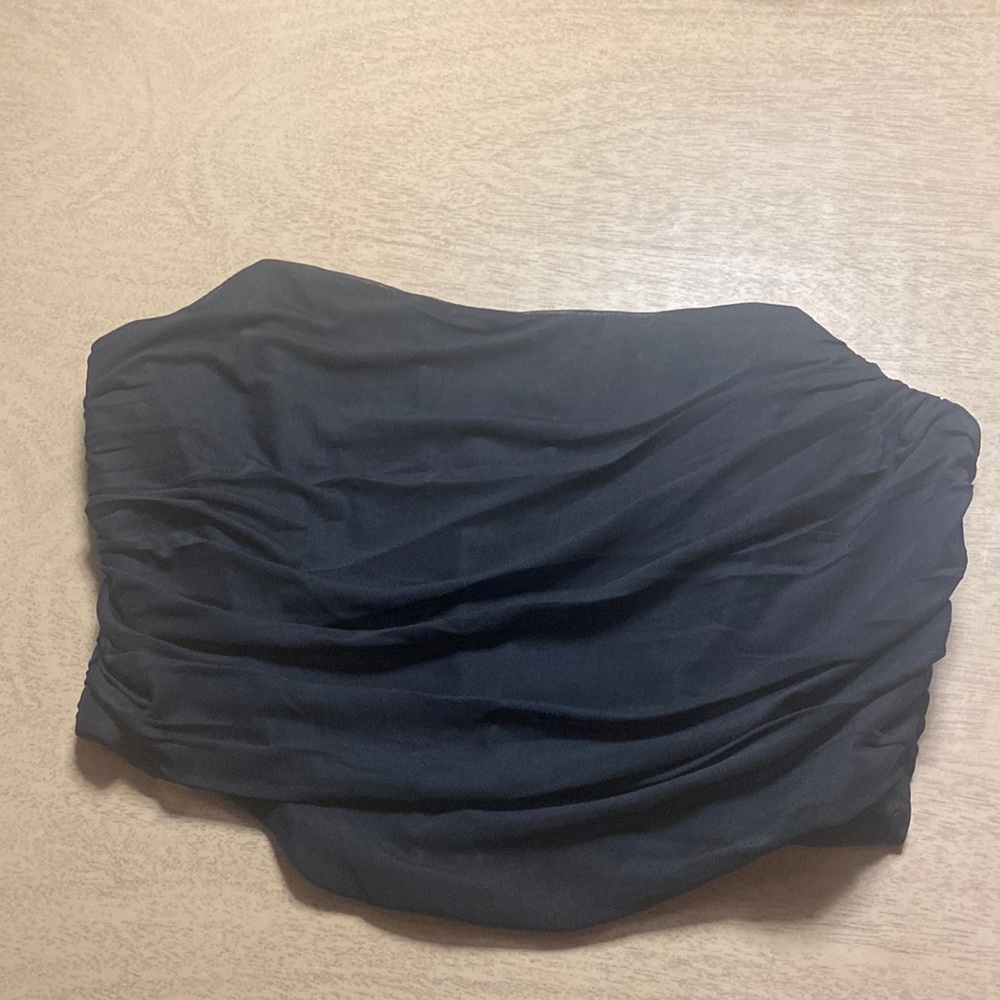 Black corset with boning